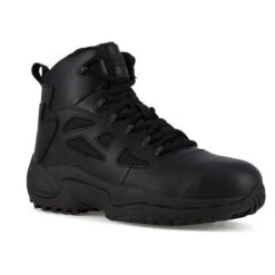 Men's Reebok 6" Rapid Response RB Composite Toe Side-Zip Boots -Reebok Store 0 650 reebok 6 rapid response rb composite toe side zip black1