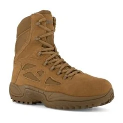 Men's Reebok 8" Rapid Response RB Composite Toe Side-Zip Boots -Reebok Store 0 650 reebok 8 rapid response rb composite toe side zip coyote brown