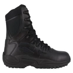 Men's Reebok 8" Rapid Response RB Composite Toe Side-Zip Boots -Reebok Store 1 650 reebok 8 rapid response rb composite toe side zip black1