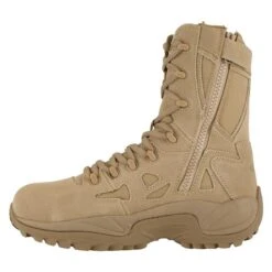 Men's Reebok 8" Rapid Response RB Composite Toe Side-Zip Boots -Reebok Store 3 650 reebok 8 rapid response rb composite toe side zip desert tan1