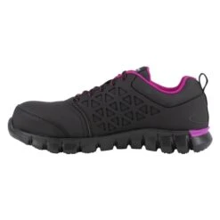 Women's Reebok Sublite Cushion Work Composite Toe Boots -Reebok Store 3 650 reebok sublite cushion work composite toe boots black pink